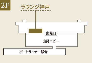 神戸空港　ラウンジ神戸