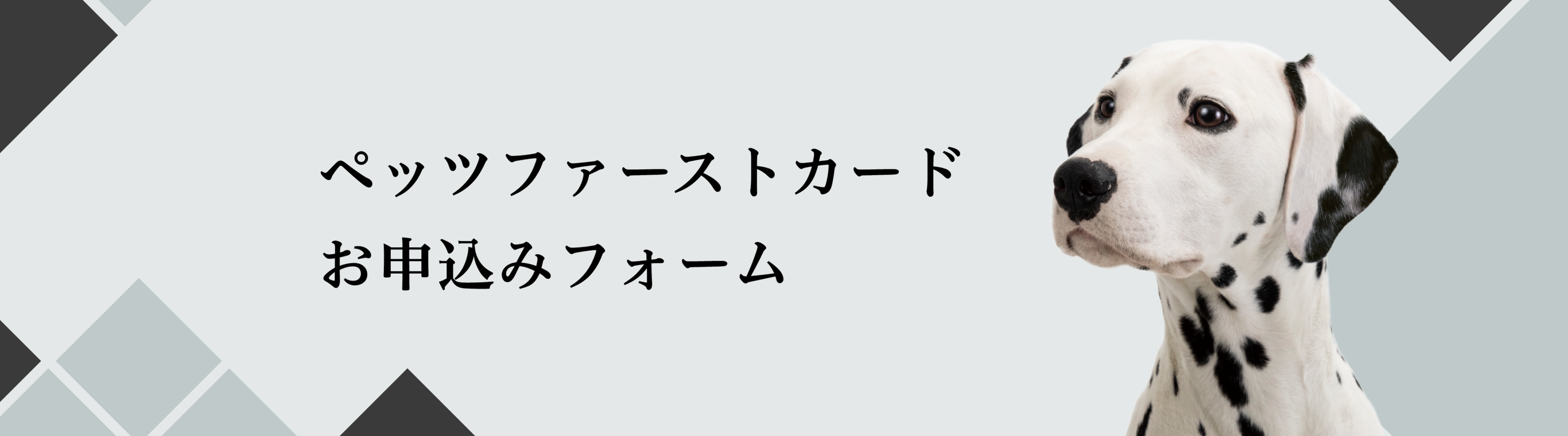 ペットの生涯に寄り添うクレジットカード ペッツファーストカード