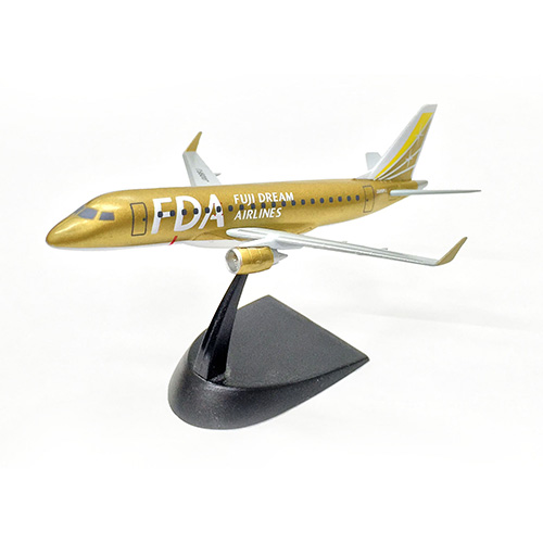 フジドリームエアラインズ FDA機体1/300 エアクラフトモデル（エンブラエル ERJ170/175）ゴールド（9号機）